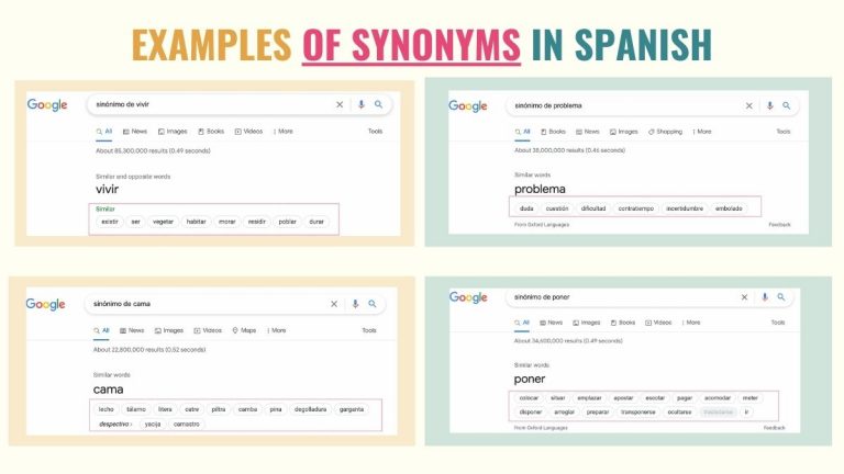 trip synonyms in spanish
