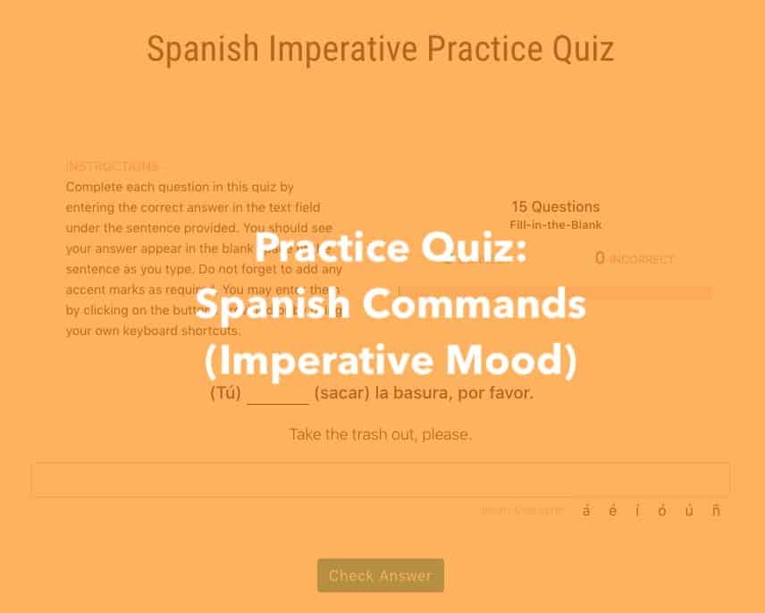 do your homework in spanish command
