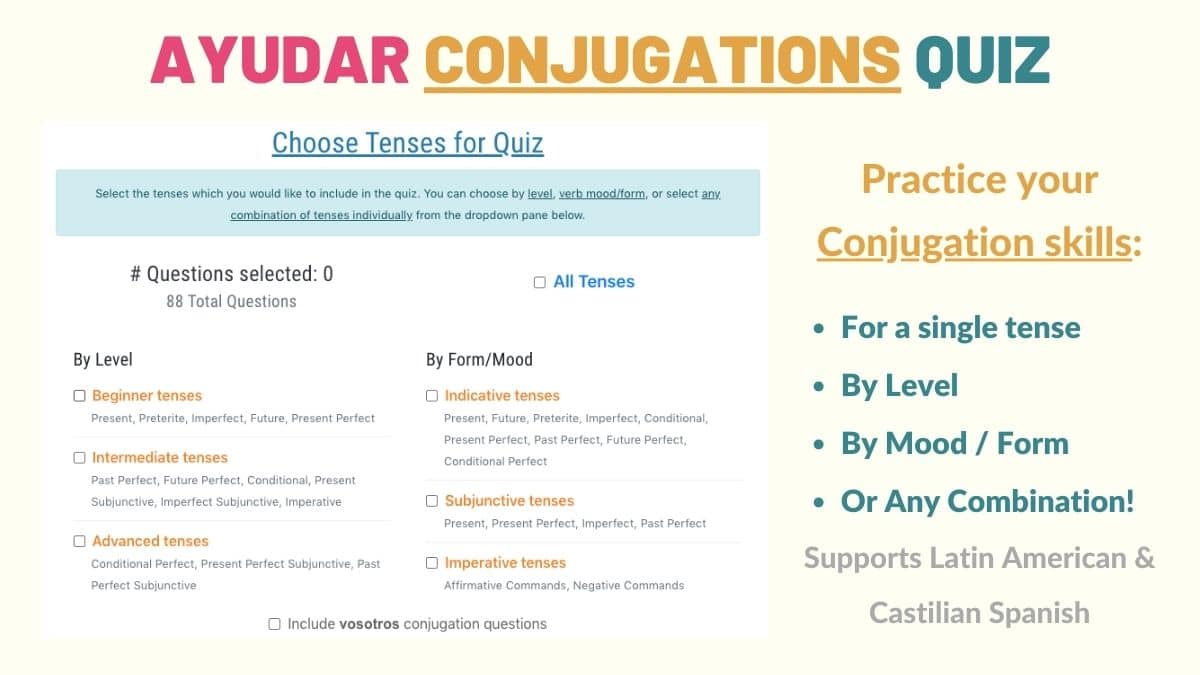 Ayudar Conjugation 101 Conjugate Ayudar In Spanish Tell Me In Spanish ayudar-conjugation-101-conjugate-ayudar-in-spanish-tell-me-in-spanish