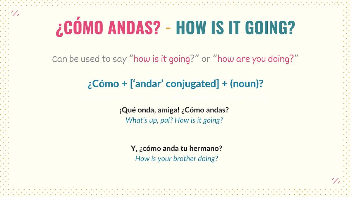 How to ask what are you doing in Spanish 