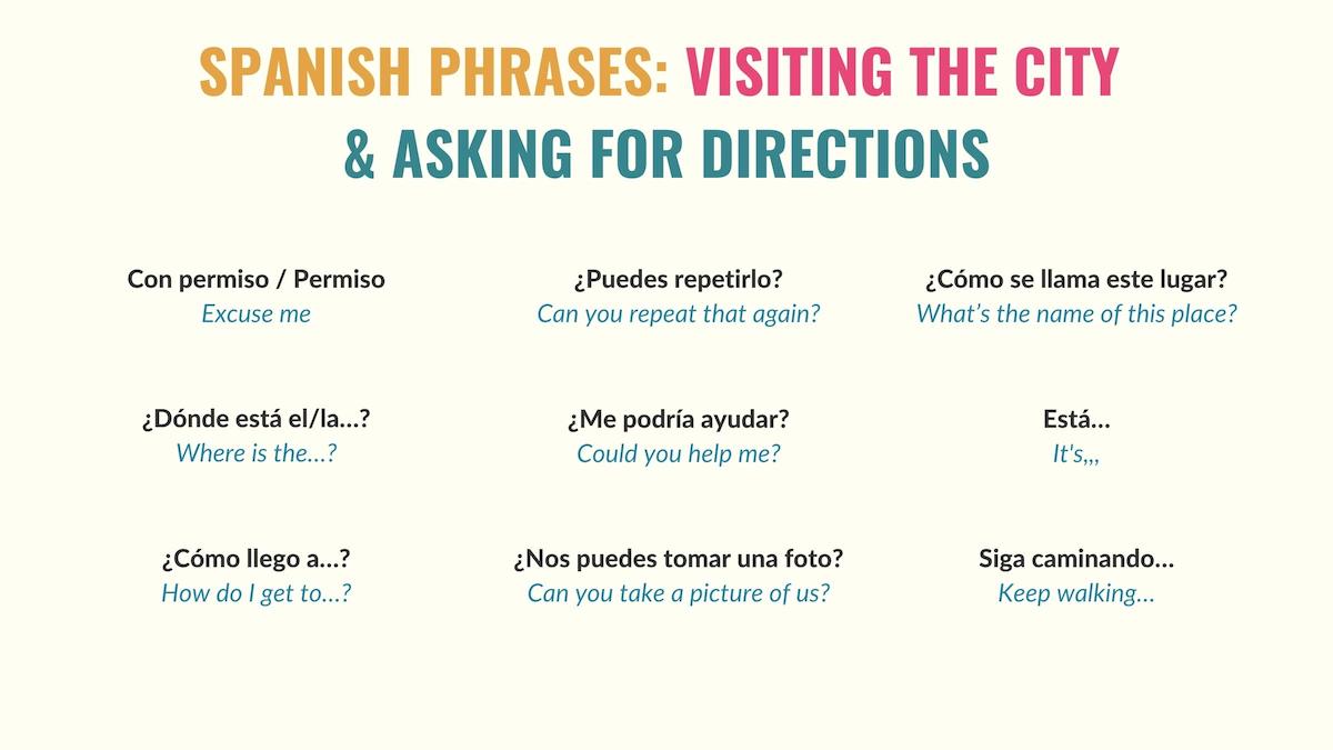 spanish tourist phrases