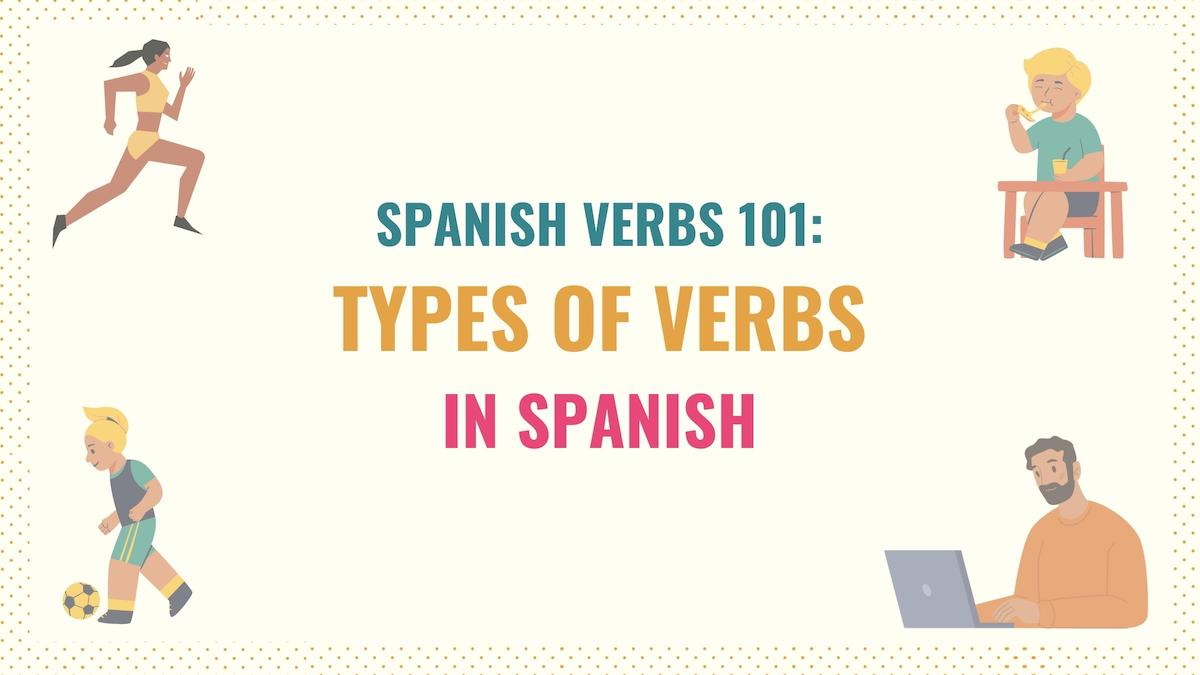 Cover image for types of verbs in Spanish